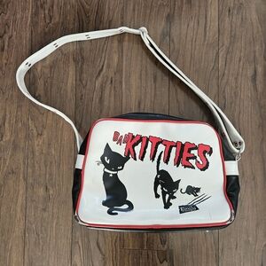 Emily the Strange Bad Kitties Shoulder Bag Y2K Goth Punk Messenger